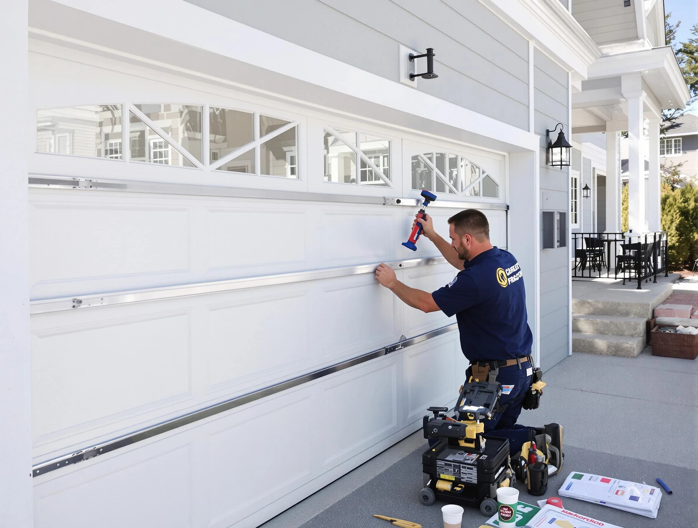 Professional garage door installation by Lakewood Garage Door Repair in Lakewood
