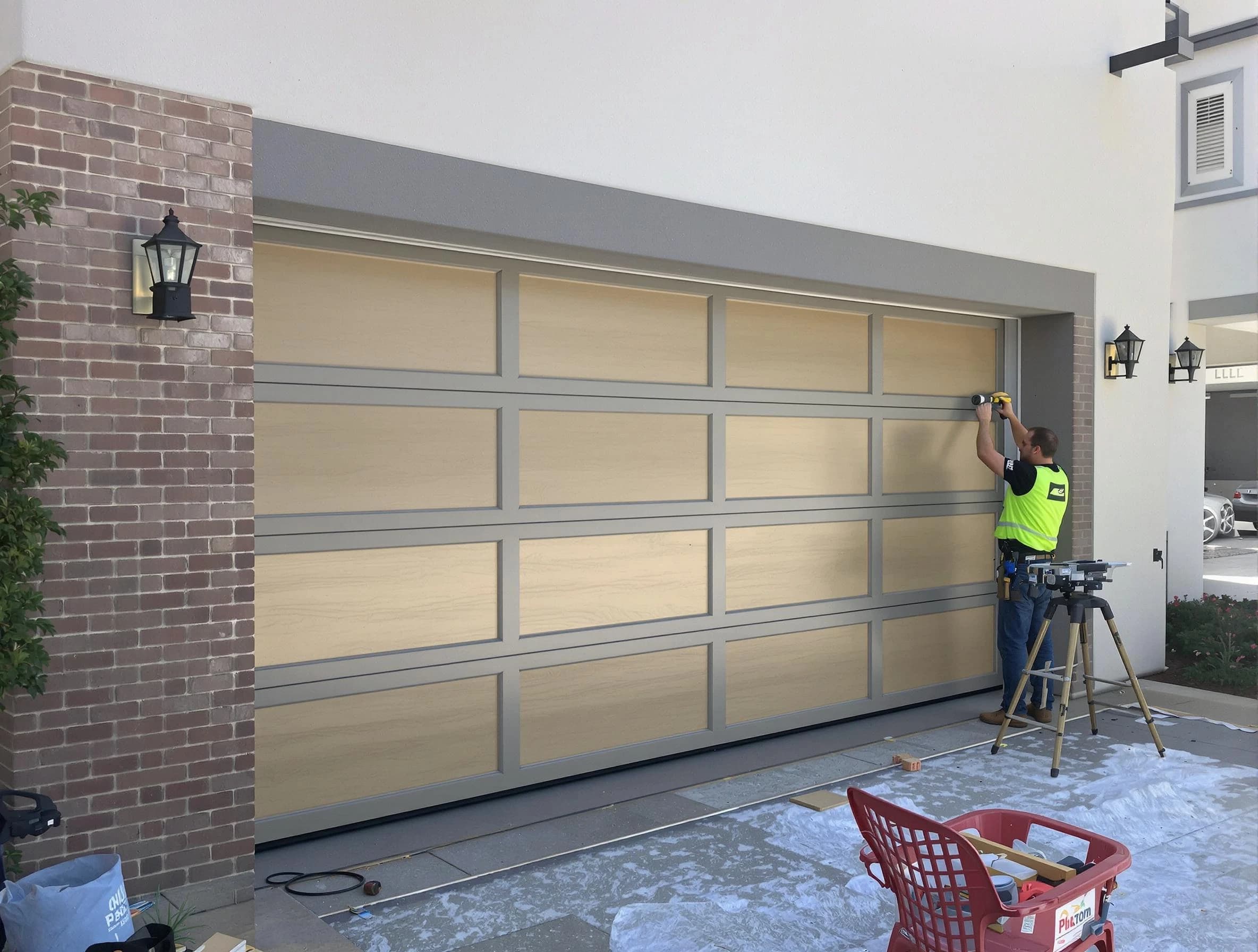 Garage door replacement service by Lakewood Garage Door Repair in Lakewood