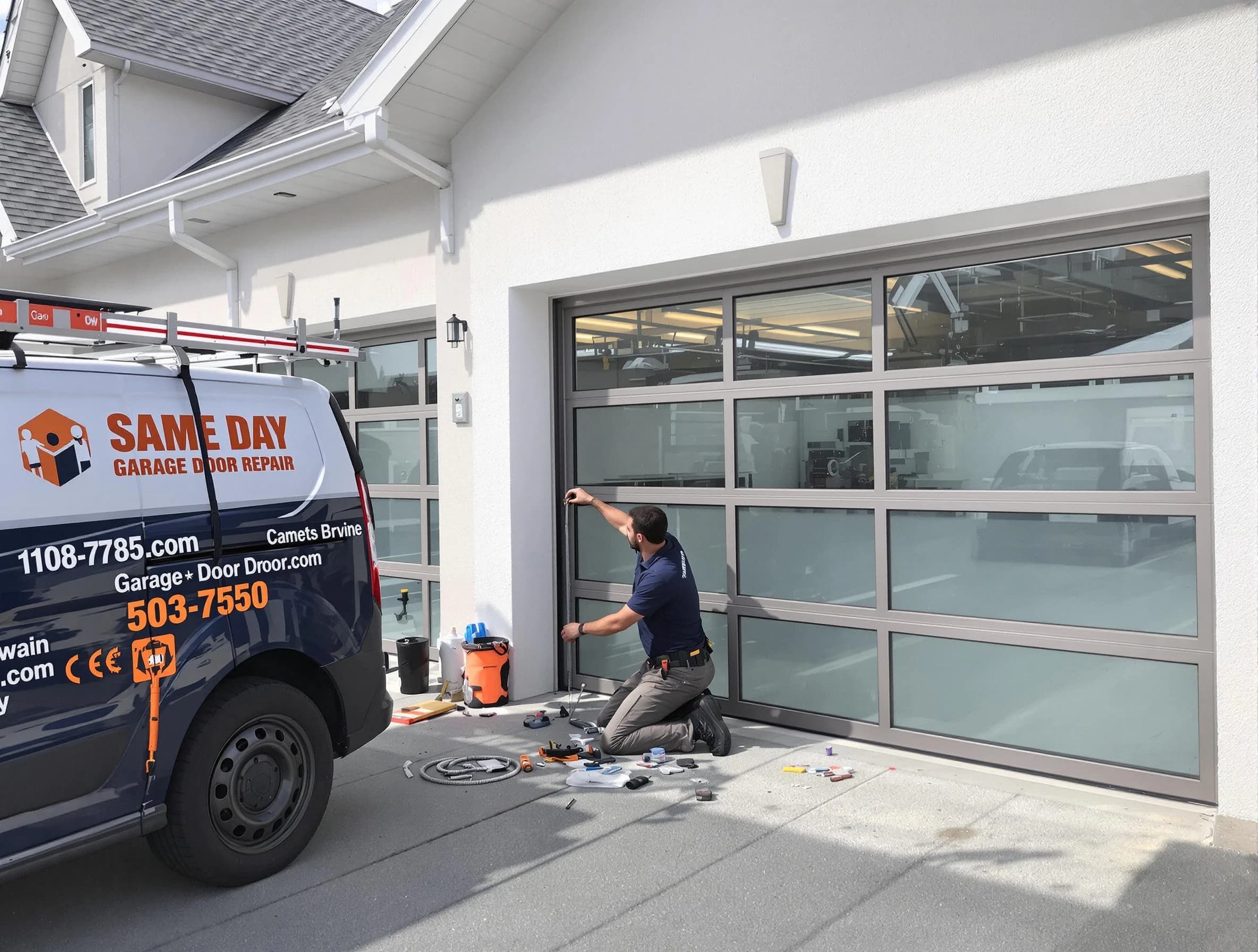 Same-day garage door repair service by Lakewood Garage Door Repair in Lakewood