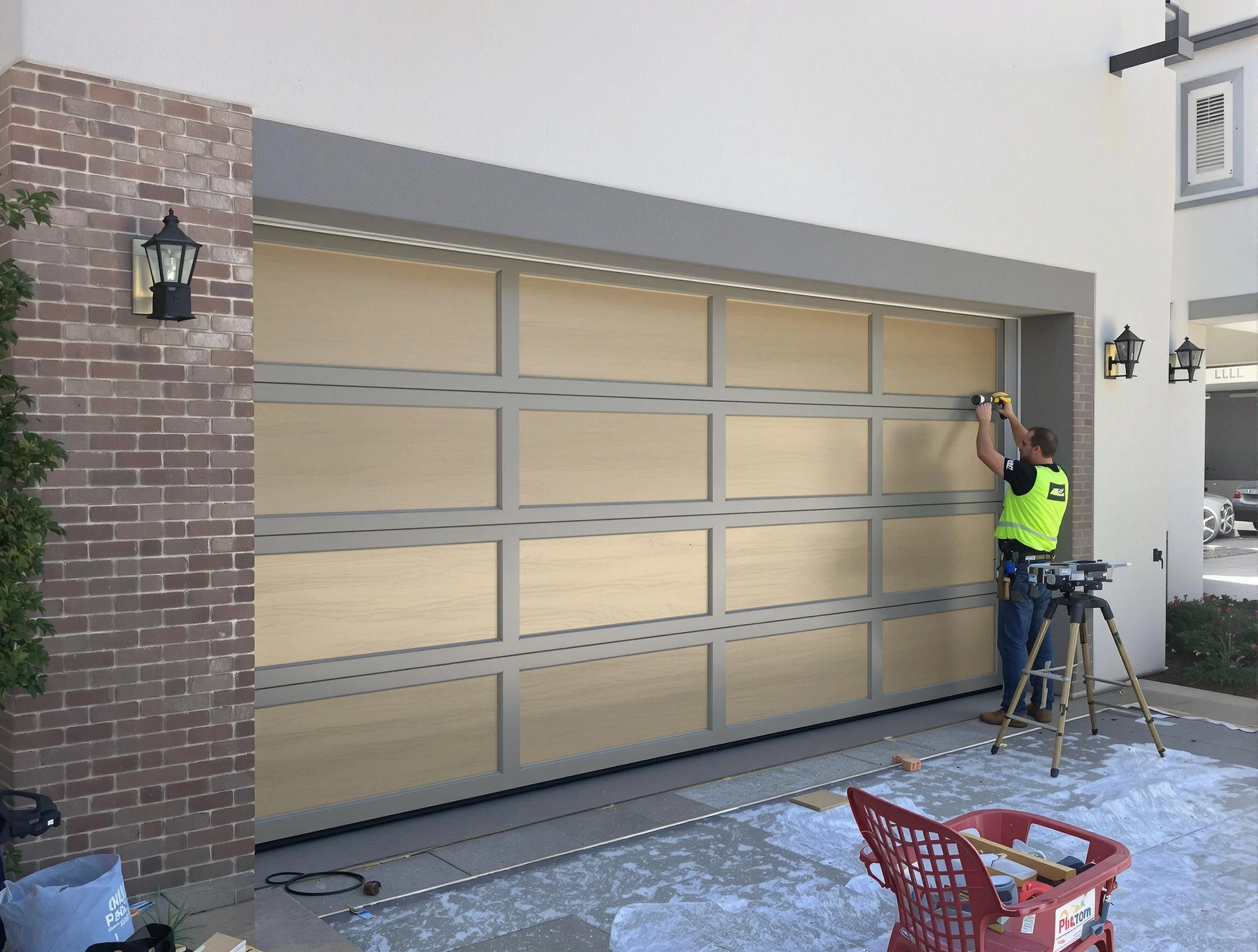 Garage door replacement service by Lakewood Garage Door Repair in Lakewood