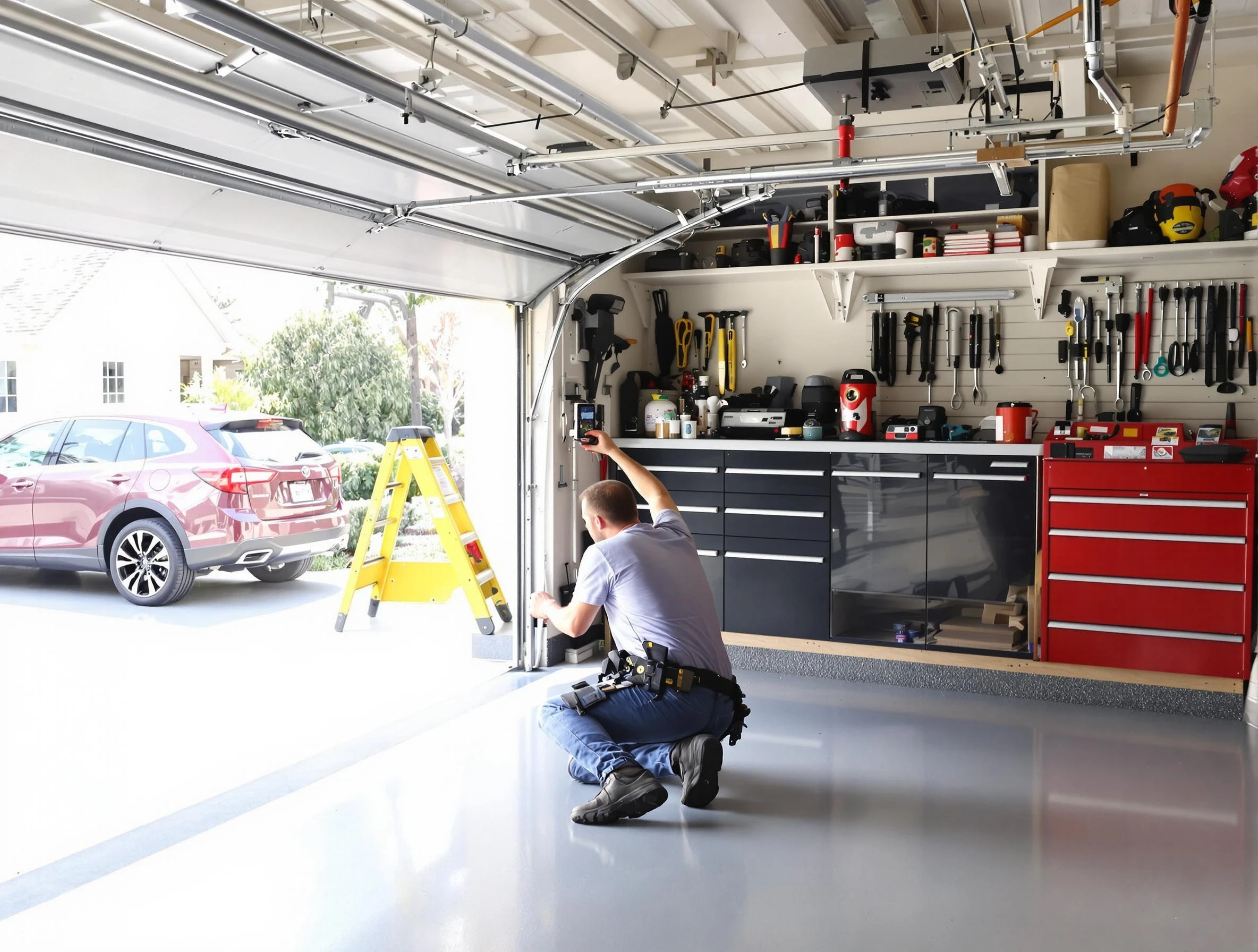 Local garage door repair service by Lakewood Garage Door Repair in Lakewood