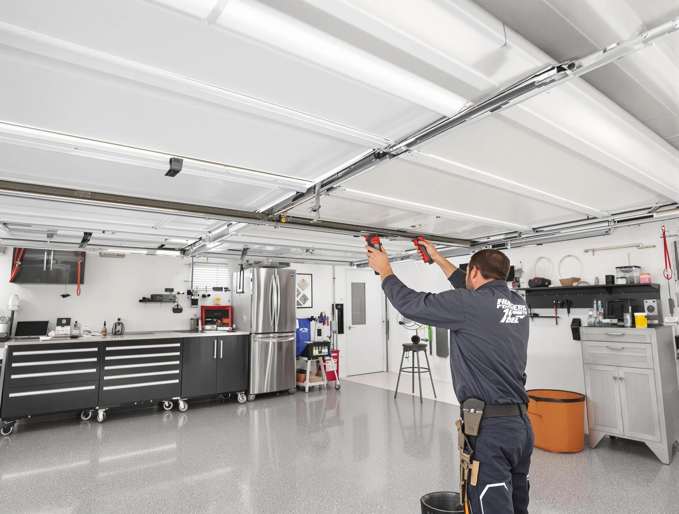 Overhead garage door repair service by Lakewood Garage Door Repair in Lakewood