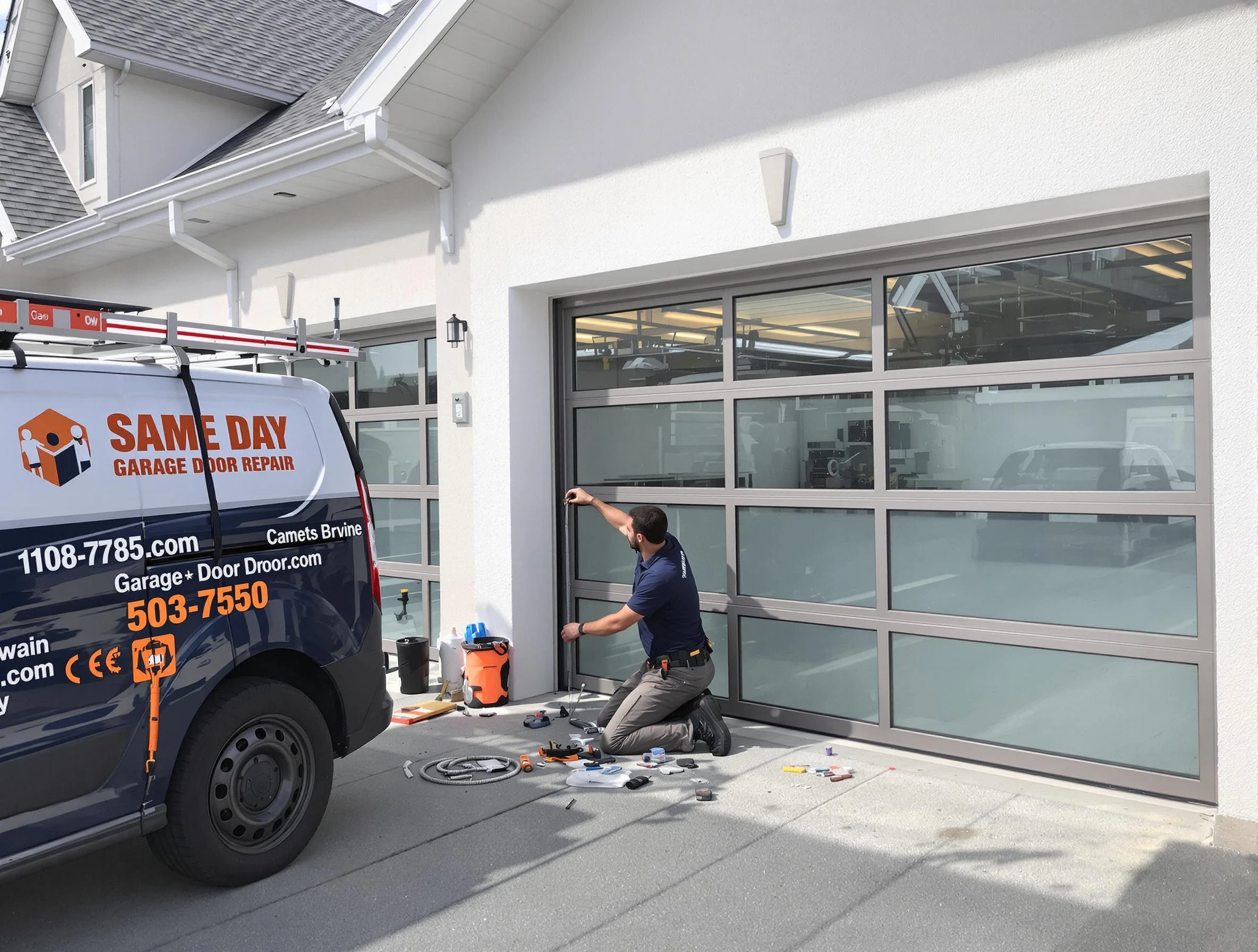 Same-day garage door repair service by Lakewood Garage Door Repair in Lakewood